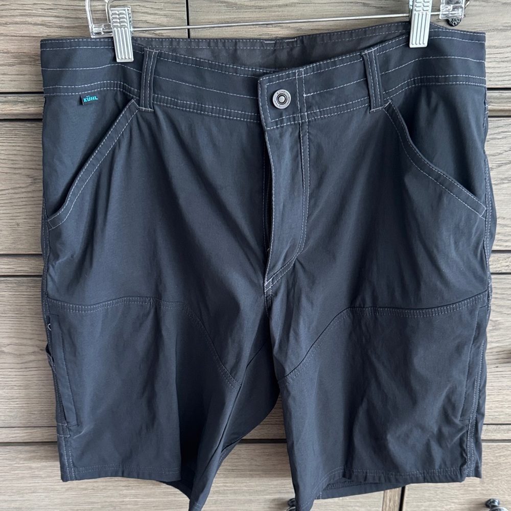 Kuhl Men's Charcoal Flat Front Shorts